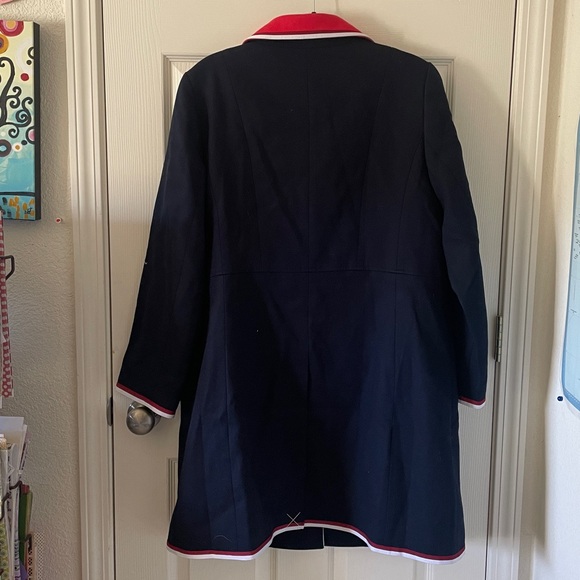 Talbots Trench Coat ASHLEY TWILL TAILORED COAT nautical size 16 New with tag - Picture 9 of 9